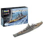 KIT PARA MONTAR REVELL NAVIO DE GUERRA USS NEW JERSEY 1/1200 45 PEÇAS REV 05183